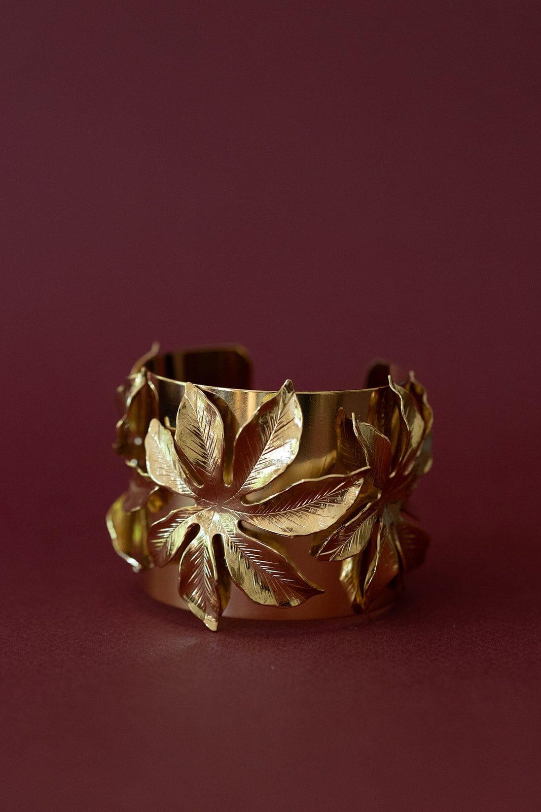 Manchette Chloris Or Fleurs Bracelets Monsieur Simone
