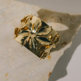 Manchette Chloris Or Fleurs Bracelets Monsieur Simone