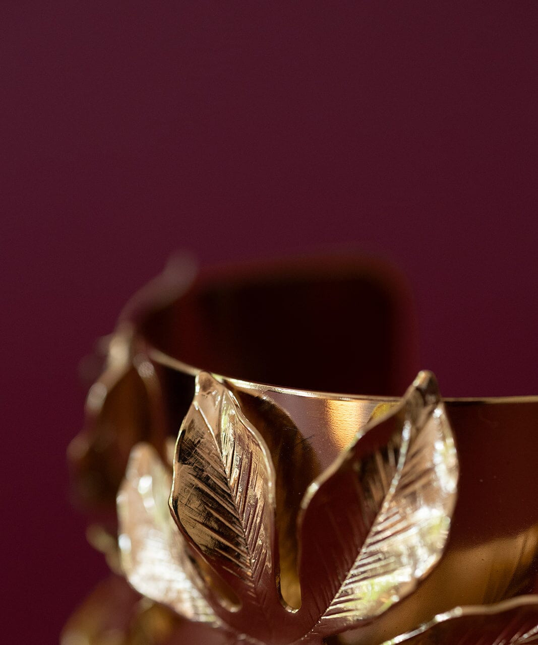 Manchette Chloris Or Fleurs Bracelets Monsieur Simone