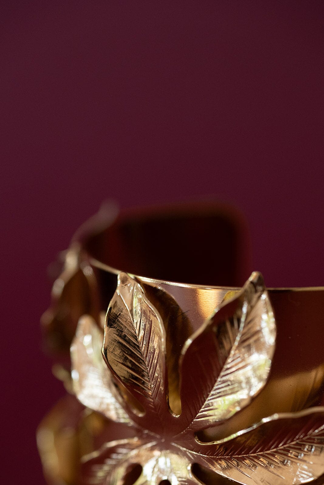 Manchette Chloris Or Fleurs Bracelets Monsieur Simone