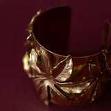 Manchette Chloris Or Fleurs Bracelets Monsieur Simone