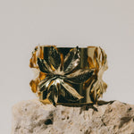 Manchette Chloris Or Fleurs Bracelets Monsieur Simone