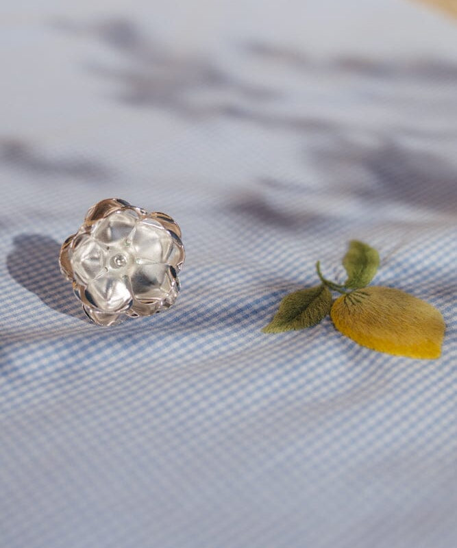 Maxi Bague Aglaé Argent Fleur Ajustable Bagues Monsieur Simone