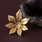 Maxi Bague Chloris Or Fleur Ajustable Bagues Monsieur Simone