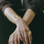 Maxi Bague Chloris Or Fleur Ajustable Bagues Monsieur Simone