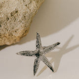 Maxi Bague Cléia Argent Étoile Ajustable Bagues Monsieur Simone