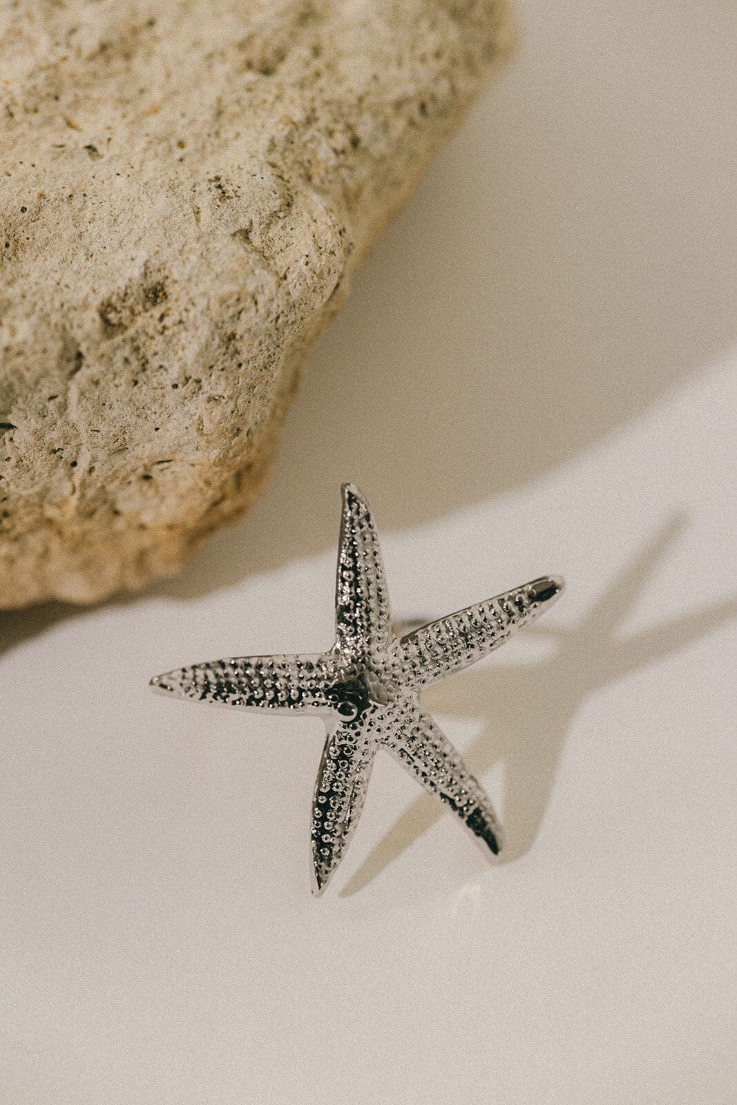 Maxi Bague Cléia Argent Étoile Ajustable Bagues Monsieur Simone