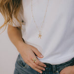 Maxi Bague Cléia Or Étoile Ajustable Bagues Monsieur Simone