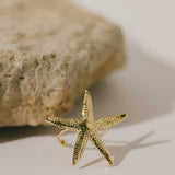 Maxi Bague Cléia Or Étoile Ajustable Bagues Monsieur Simone