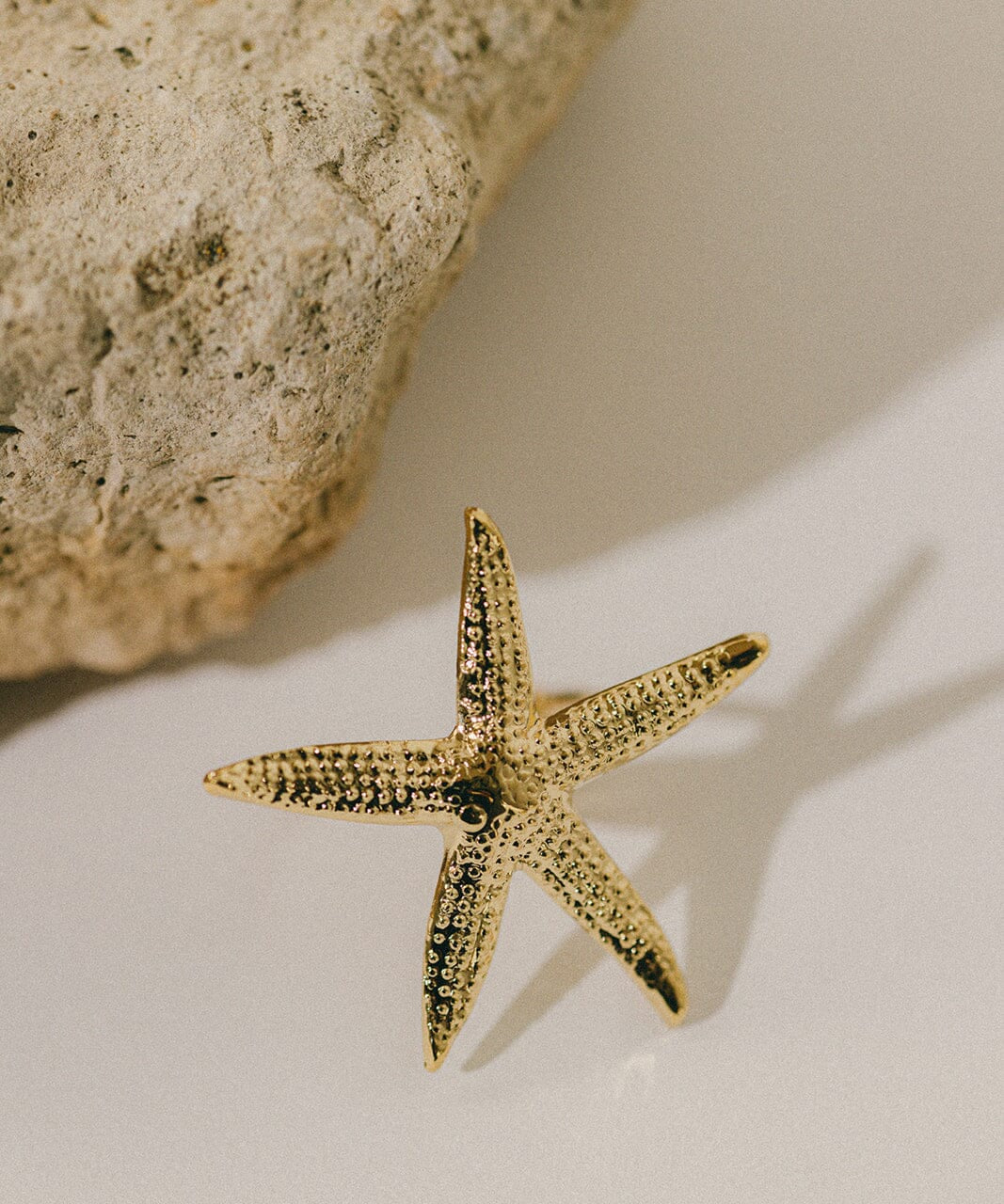 Maxi Bague Cléia Or Étoile Ajustable Bagues Monsieur Simone