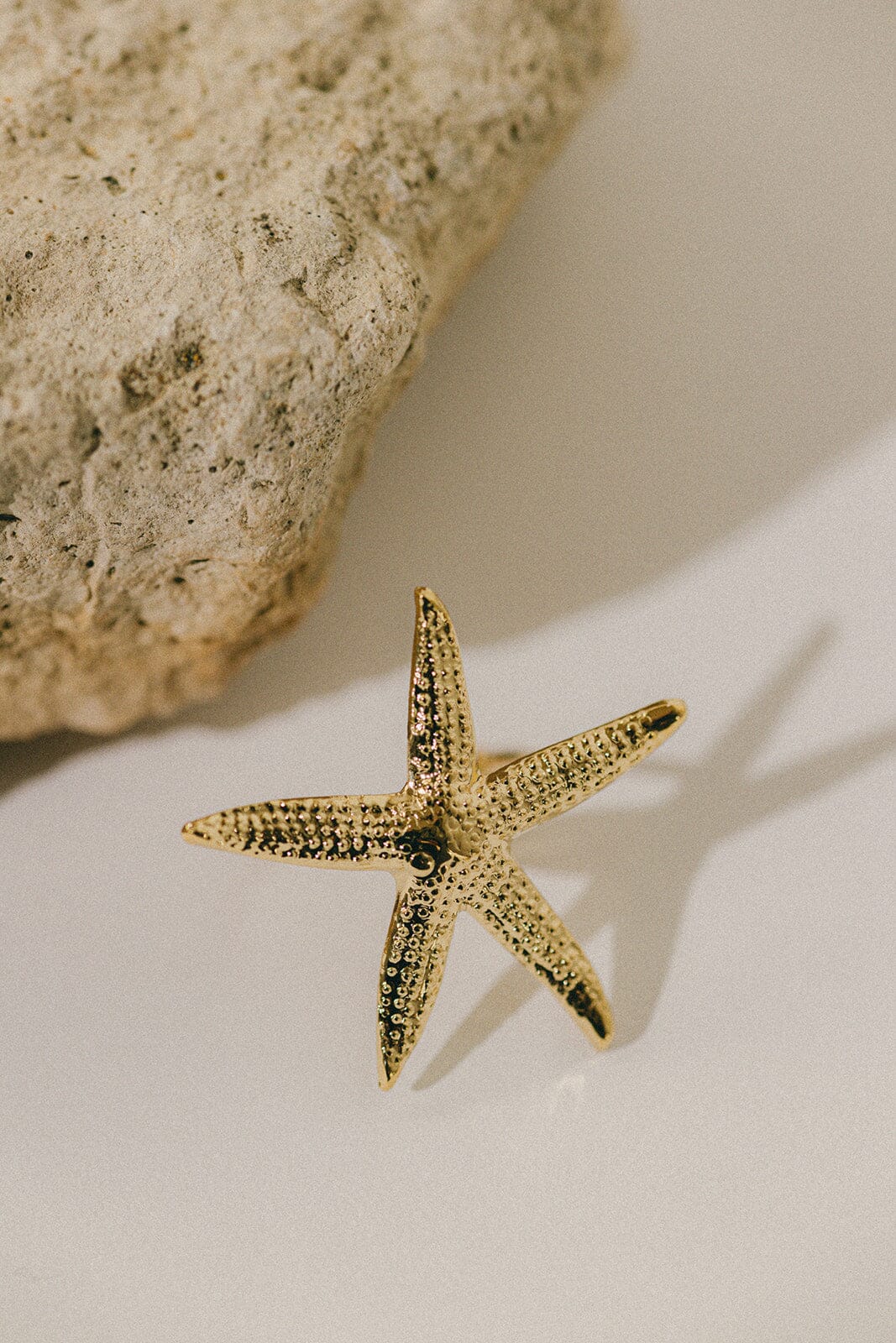 Maxi Bague Cléia Or Étoile Ajustable Bagues Monsieur Simone