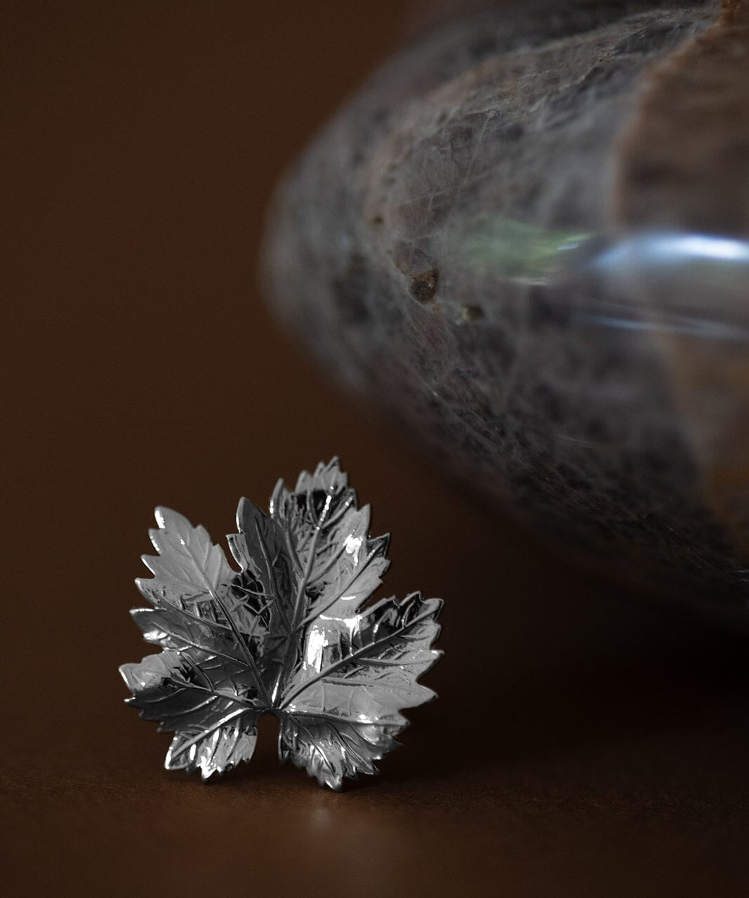 Maxi Bague Héra Argent Feuille Ajustable Bagues Monsieur Simone