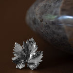 Maxi Bague Héra Argent Feuille Ajustable Bagues Monsieur Simone