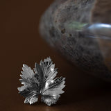 Maxi Bague Héra Argent Feuille Ajustable Bagues Monsieur Simone