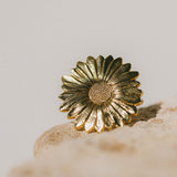 Maxi Bague Maïa Or Fleur Ajustable Bagues Monsieur Simone