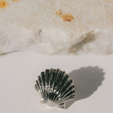 Maxi Bague Nérée Argent Coquillage Ajustable Bagues Monsieur Simone