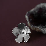 Maxi Bague Orphée Argent Fleur Ajustable Bagues Monsieur Simone