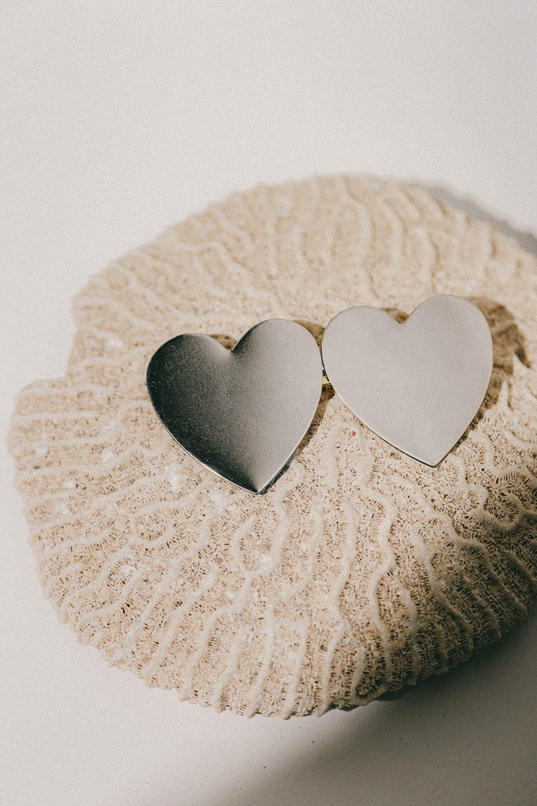 Maxi Barrette Aphrodite Argent Coeurs Accessoires Monsieur Simone