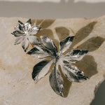 Maxi Barrette Chloris Argent Fleurs Accessoires Monsieur Simone