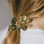 Maxi Barrette Chloris Or Fleurs Accessoires Monsieur Simone