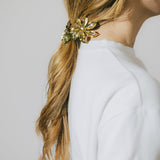 Maxi Barrette Chloris Or Fleurs Accessoires Monsieur Simone