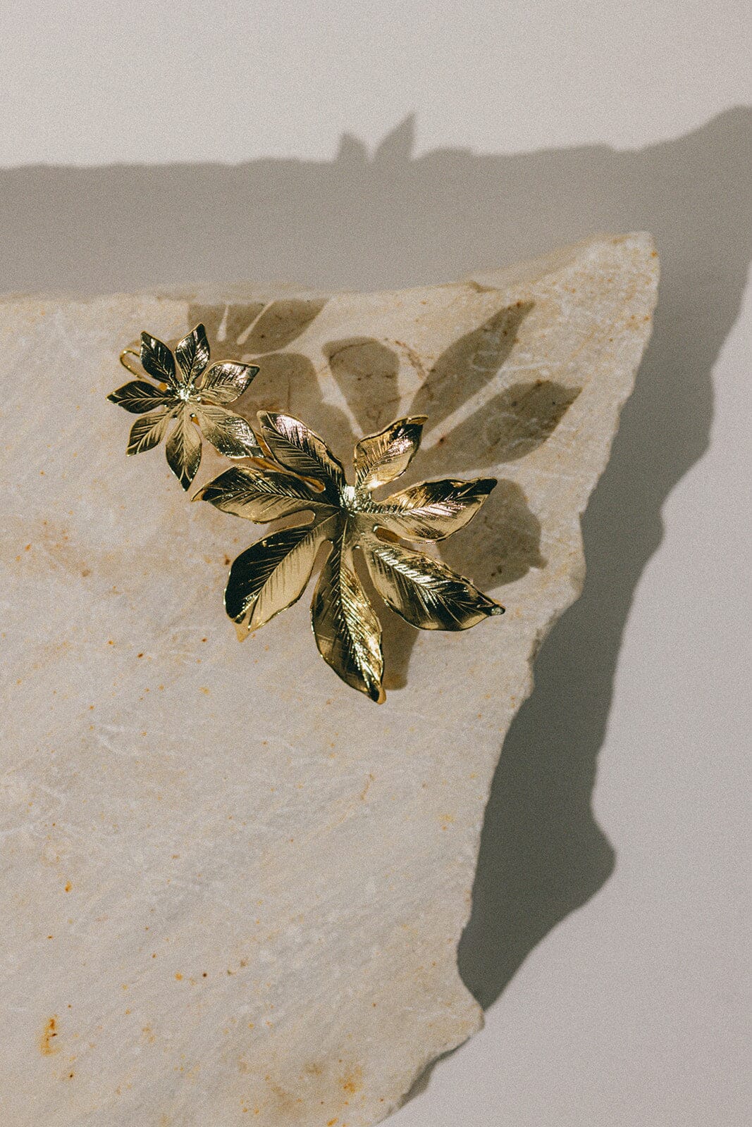 Maxi Barrette Chloris Or Fleurs Accessoires Monsieur Simone