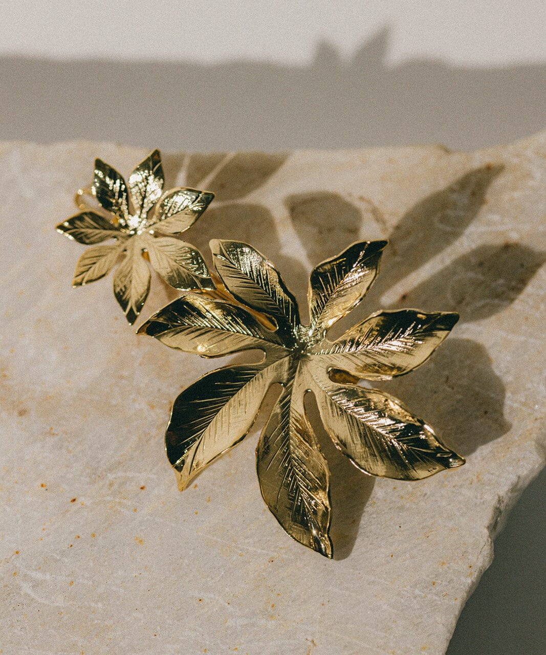 Maxi Barrette Chloris Or Fleurs Accessoires Monsieur Simone
