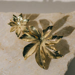 Maxi Barrette Chloris Or Fleurs Accessoires Monsieur Simone