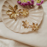 Maxi Barrette Chloris Or Fleurs Accessoires Monsieur Simone