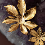 Maxi Barrette Chloris Or Fleurs Accessoires Monsieur Simone