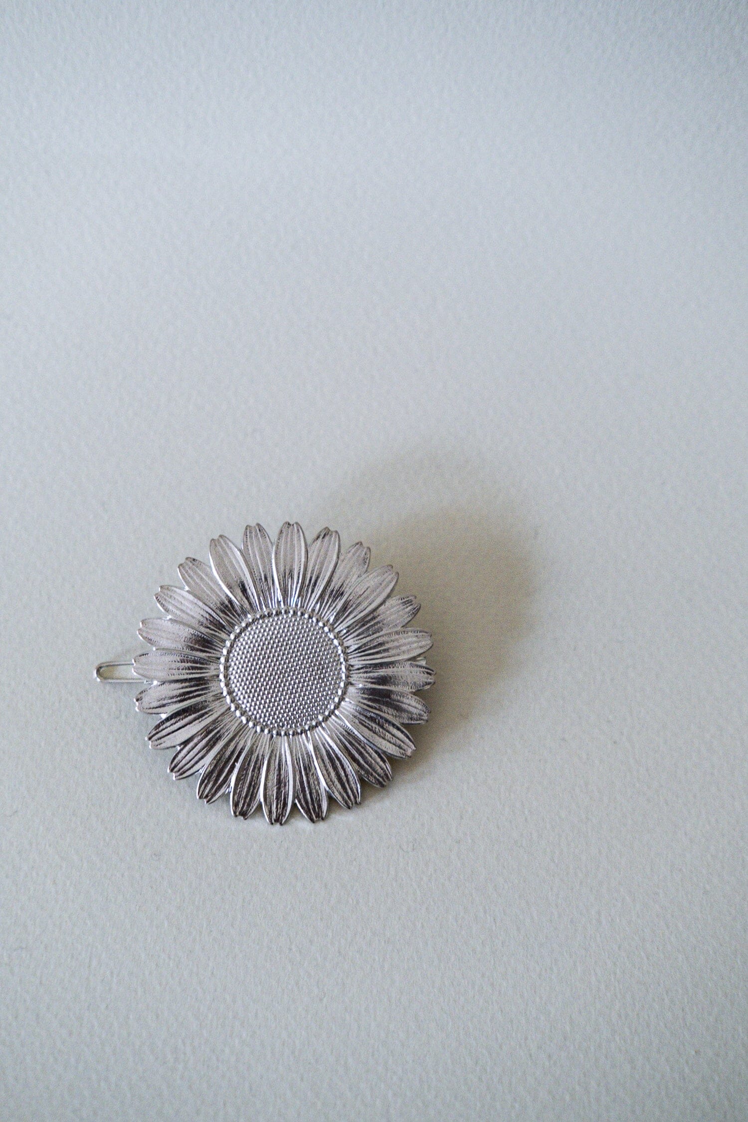 Maxi Barrette Maïa Argent Fleur Accessoires Monsieur Simone