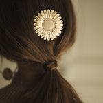 Maxi Barrette Maïa Argent Fleur Accessoires Monsieur Simone