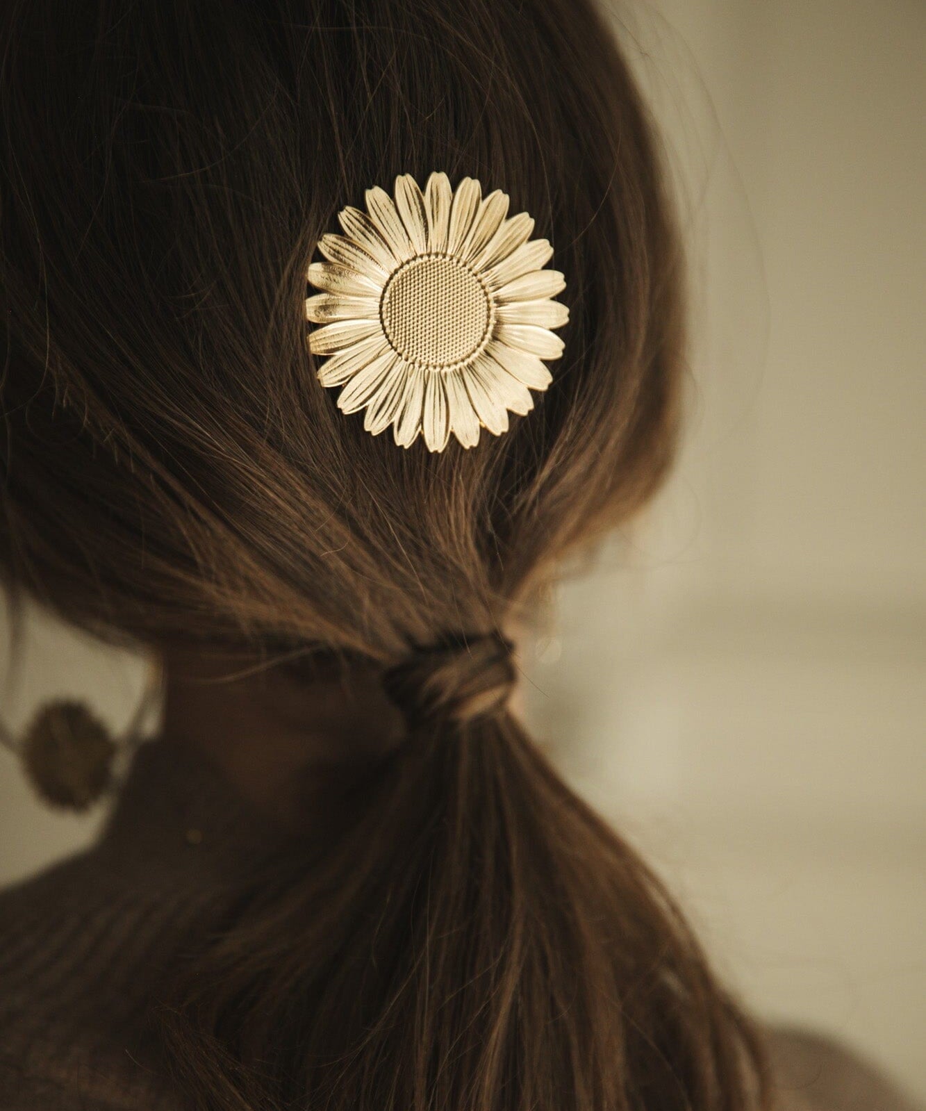 Maxi Barrette Maïa Argent Fleur Accessoires Monsieur Simone