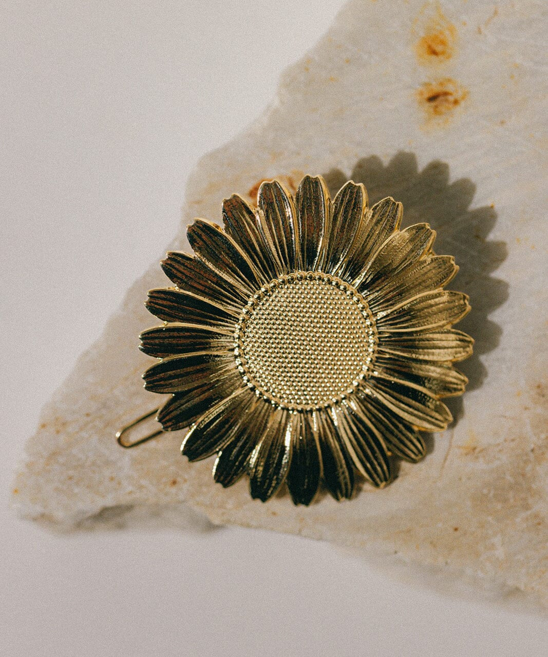 Maxi Barrette Maïa Or Fleur Accessoires Monsieur Simone