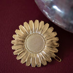 Maxi Barrette Maïa Or Fleur Accessoires Monsieur Simone