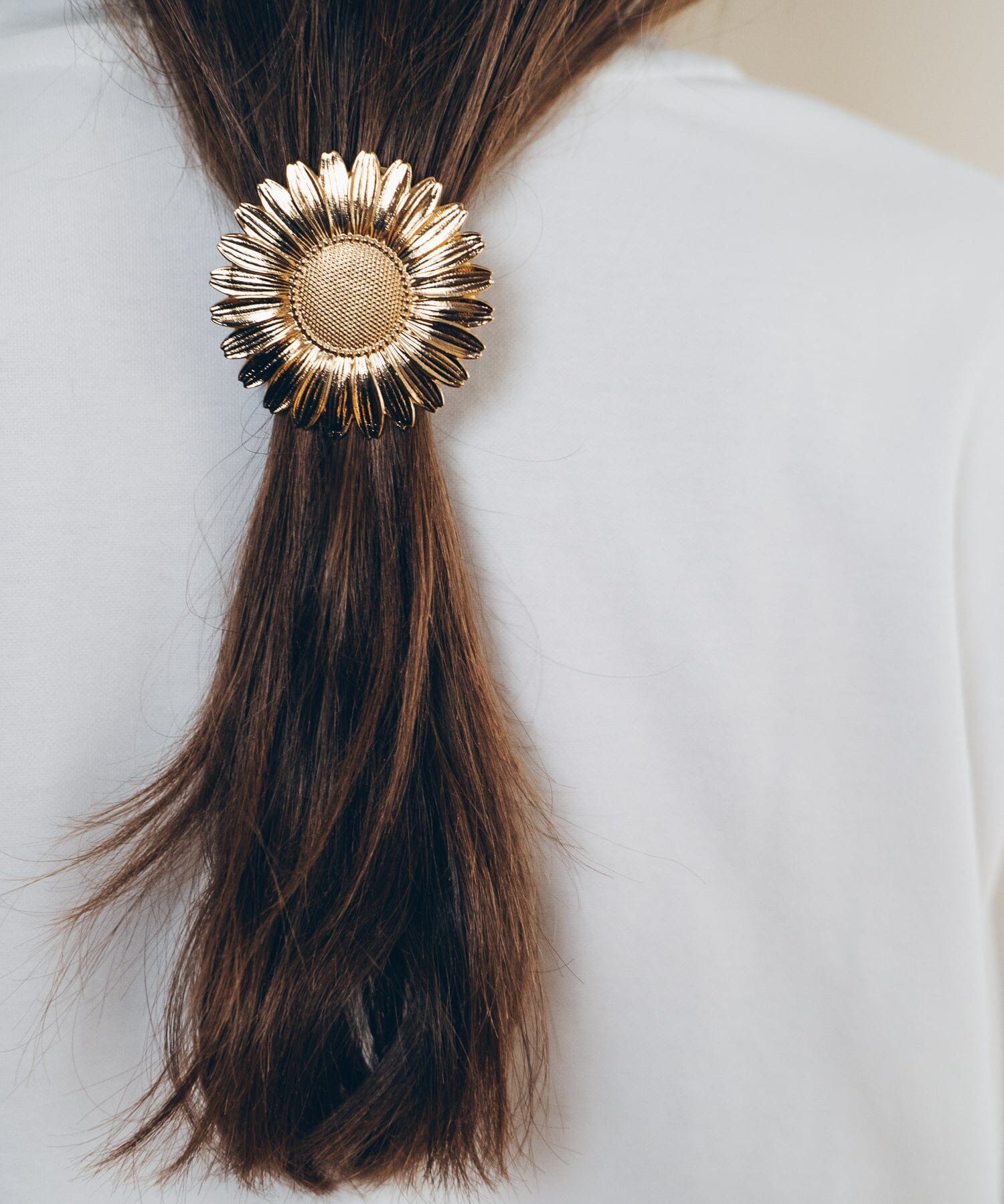 Maxi Barrette Maïa Or Fleur Accessoires Monsieur Simone