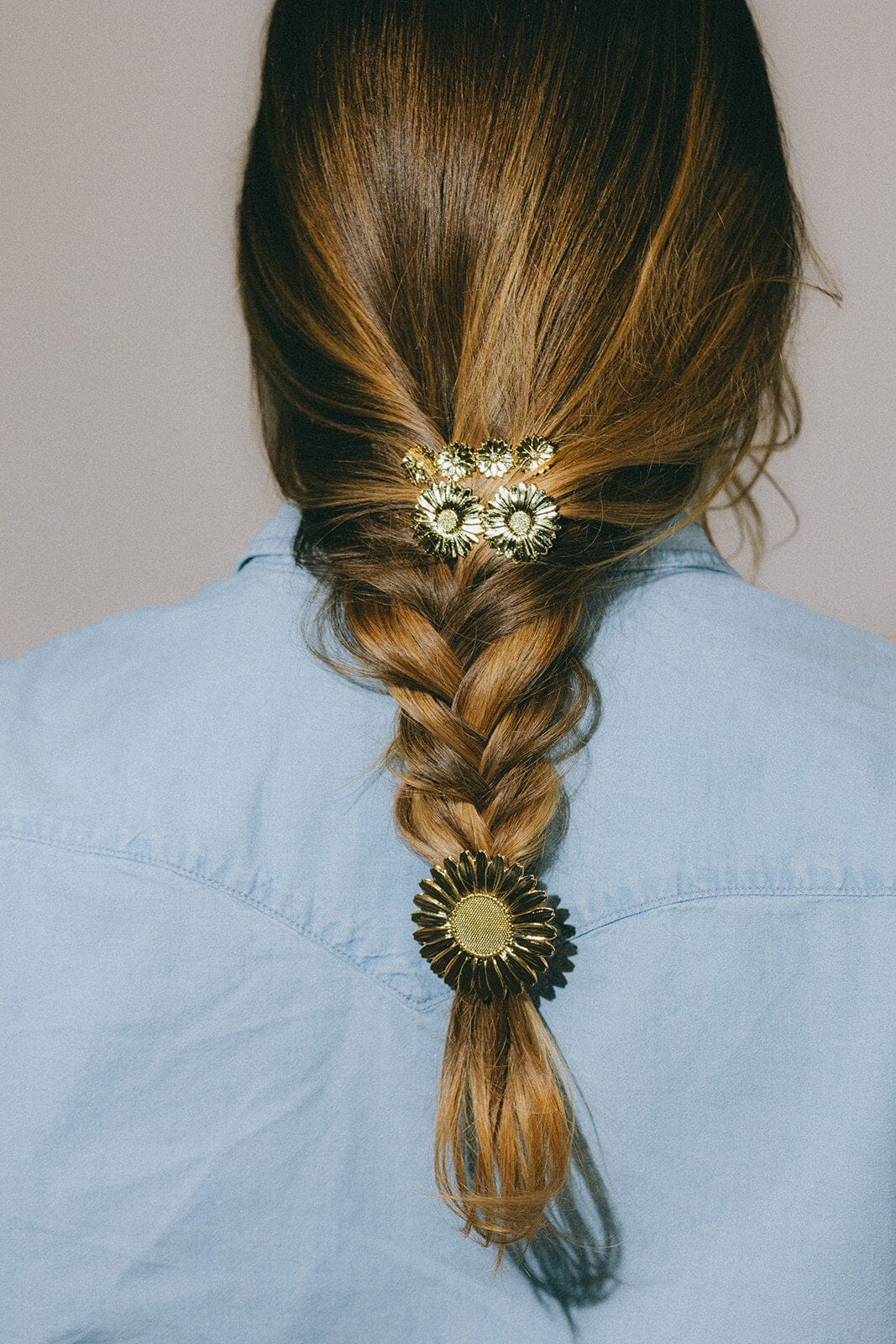 Maxi Barrette Maïa Or Fleur Accessoires Monsieur Simone