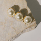 Maxi Barrette Nélya Or Perles Accessoires Monsieur Simone