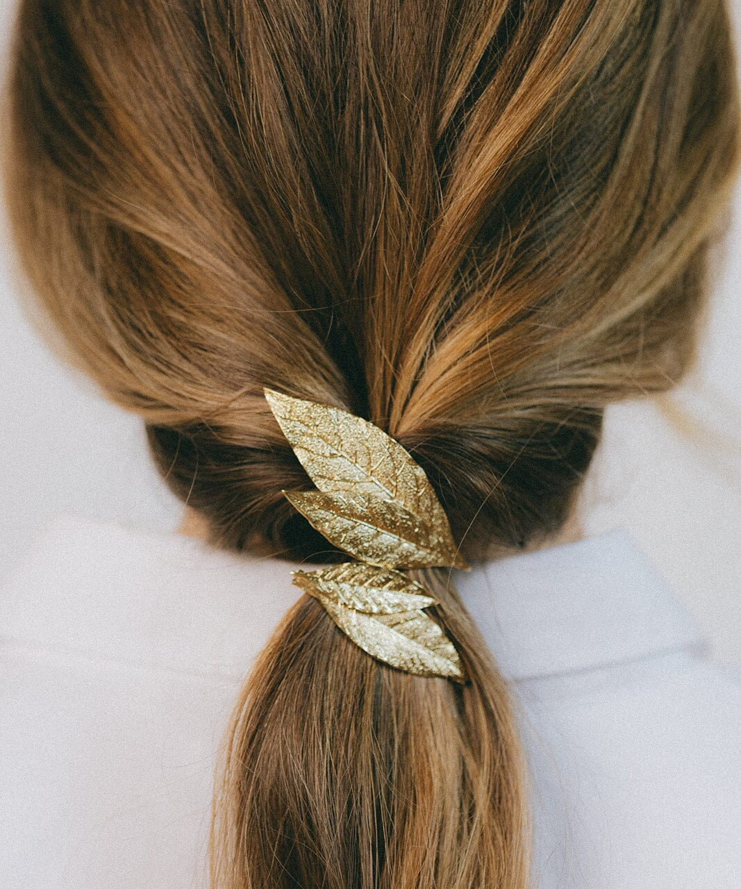 Maxi Barrette Thalie Argent Feuilles Accessoires Monsieur Simone