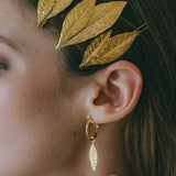 Maxi Barrette Thalie Argent Feuilles Accessoires Monsieur Simone
