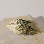 Maxi Barrette Thalie Or Feuilles Accessoires Monsieur Simone