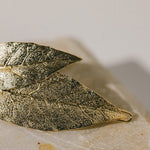 Maxi Barrette Thalie Or Feuilles Accessoires Monsieur Simone