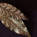 Maxi Barrette Thalie Or Feuilles Accessoires Monsieur Simone