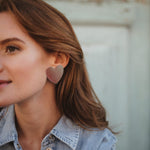 Maxi Boucles d'Oreilles Puces Aphrodite Argent Coeur Boucles d'Oreilles Monsieur Simone