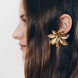 Maxi Boucles d'Oreilles Puces Chloris Argent Fleurs Boucles d'Oreilles Monsieur Simone