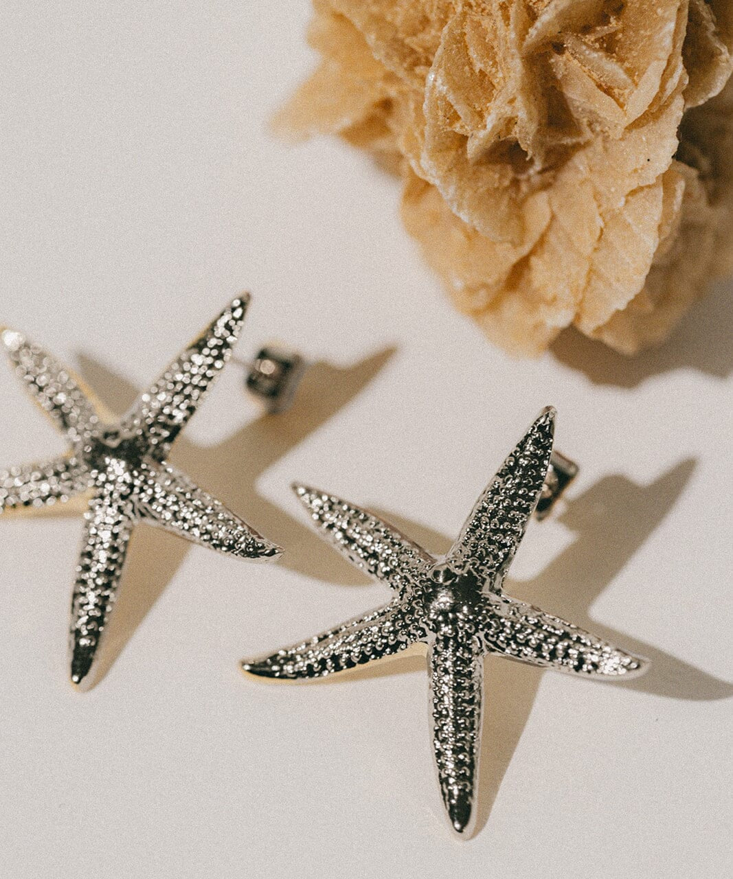 Maxi Boucles d'Oreilles Puces Cléia Argent Étoiles Boucles d'Oreilles Monsieur Simone