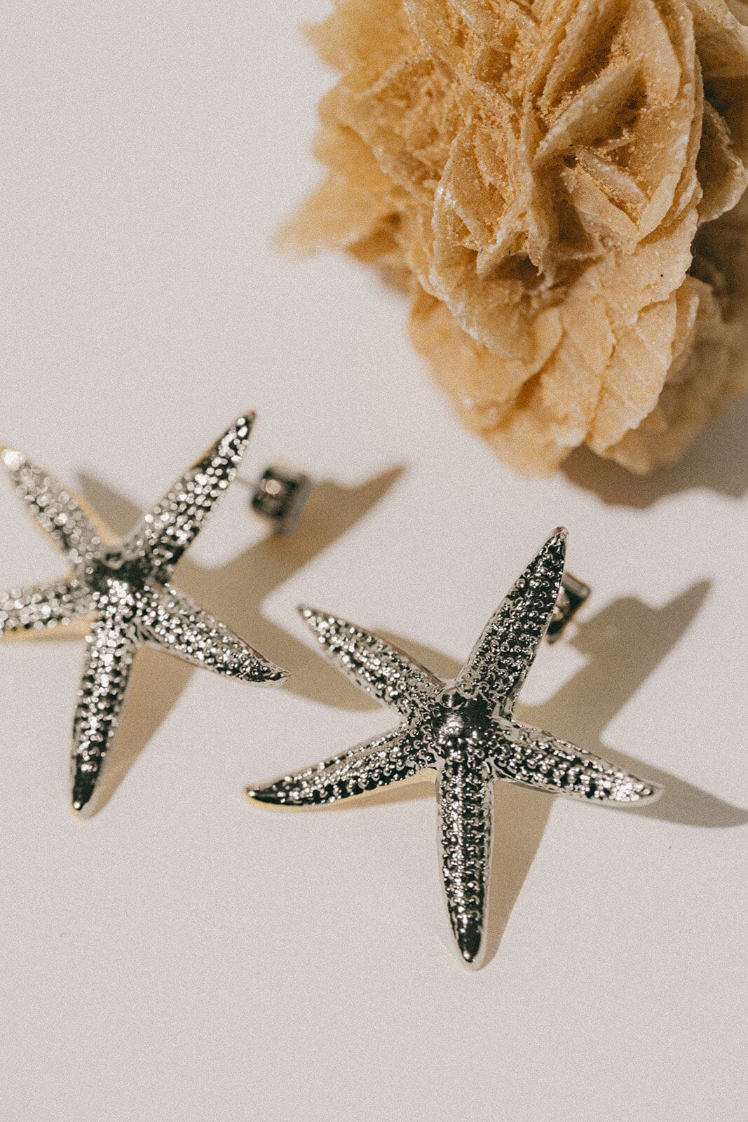 Maxi Boucles d'Oreilles Puces Cléia Argent Étoiles Boucles d'Oreilles Monsieur Simone