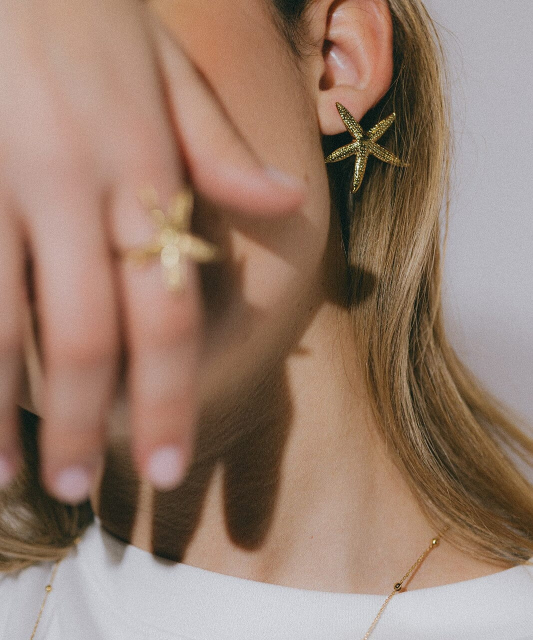 Maxi Boucles d'Oreilles Puces Cléia Argent Étoiles Boucles d'Oreilles Monsieur Simone