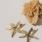 Maxi Boucles d'Oreilles Puces Cléia Or Étoiles Boucles d'Oreilles Monsieur Simone