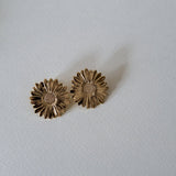 Maxi Boucles d'Oreilles Puces Maïa Or Fleurs Boucles d'Oreilles Monsieur Simone